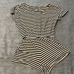 American Apparel Striped Romper